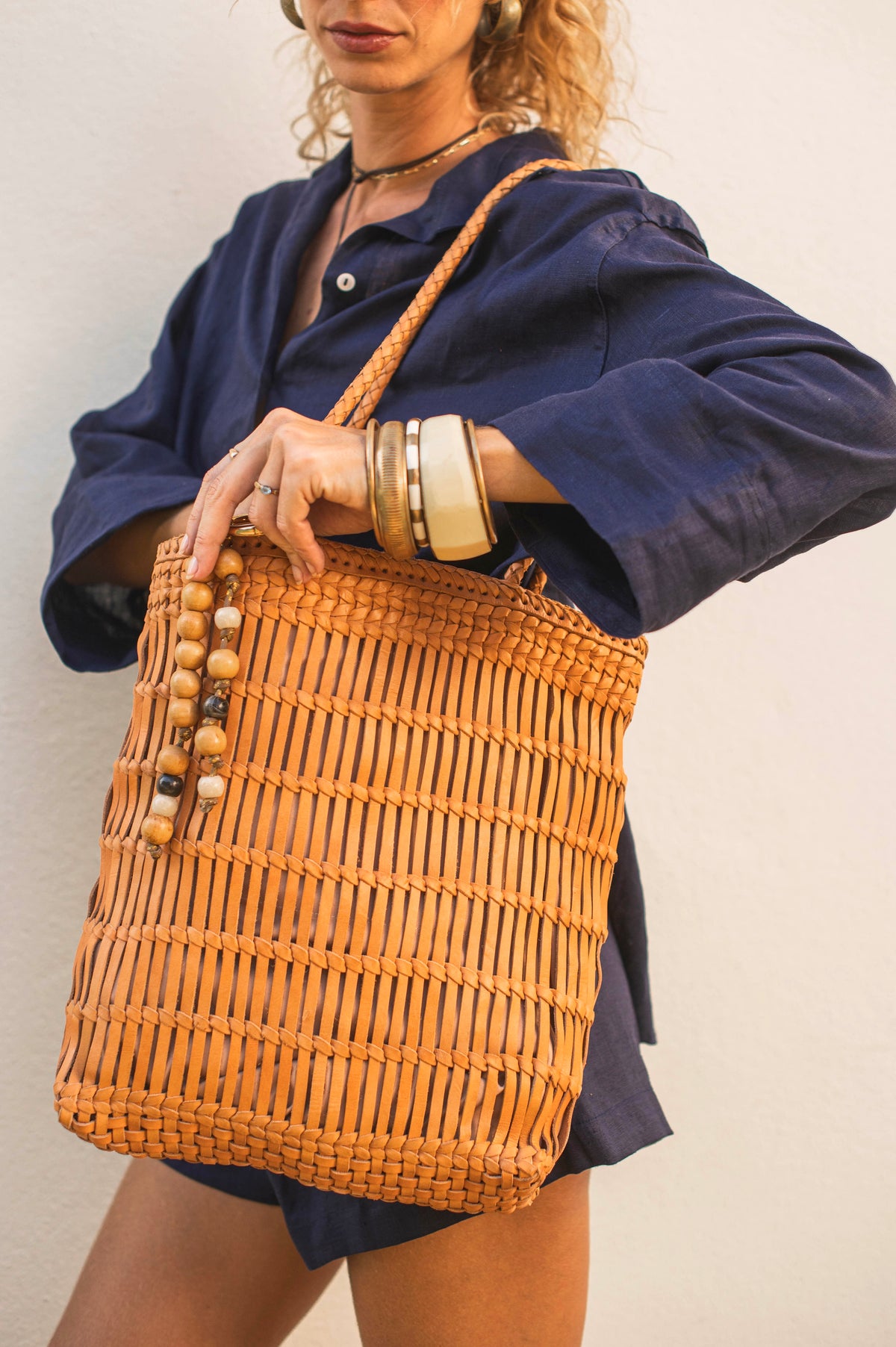 Bolsa Trama Ayu Caramelo