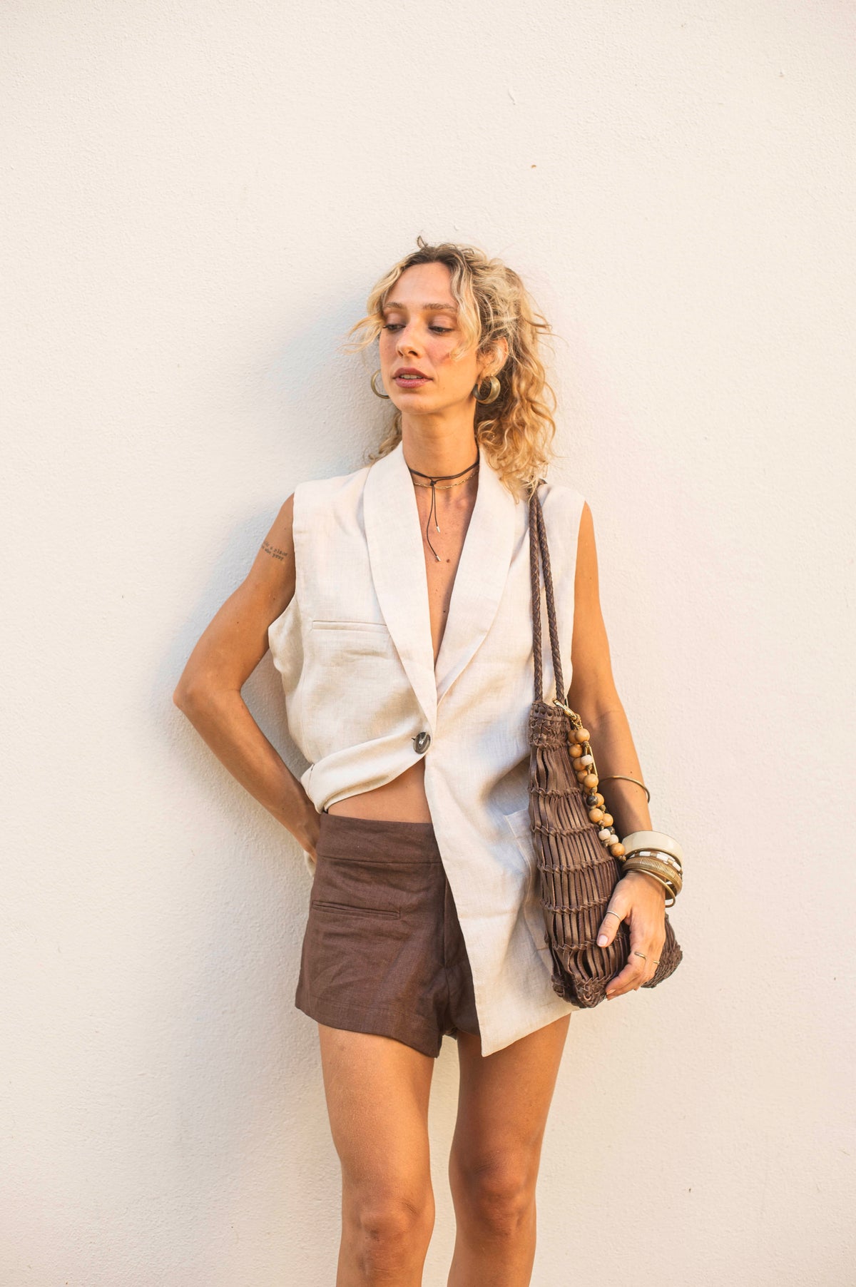 Maxi Colete Irina Coconut