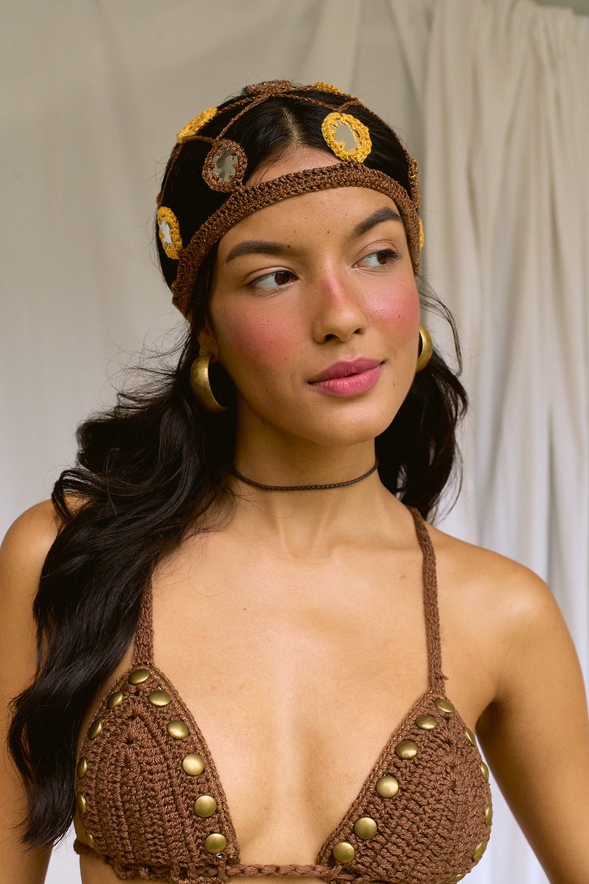 Top Cortininha Capuccino