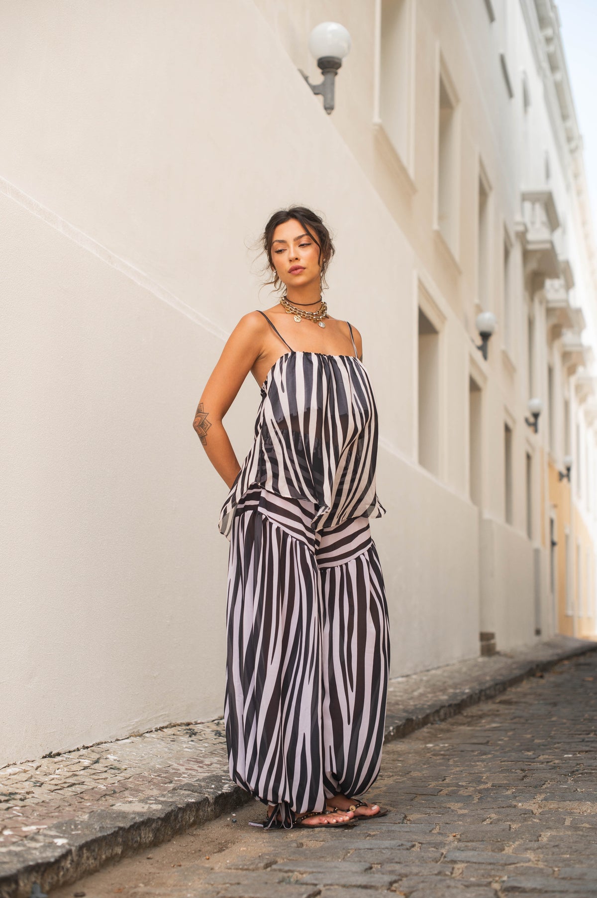 Calça Geodora Zebra