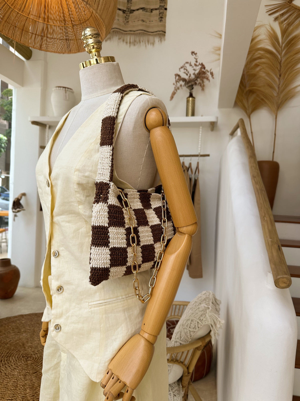 Shoulder Bag Irina coffee