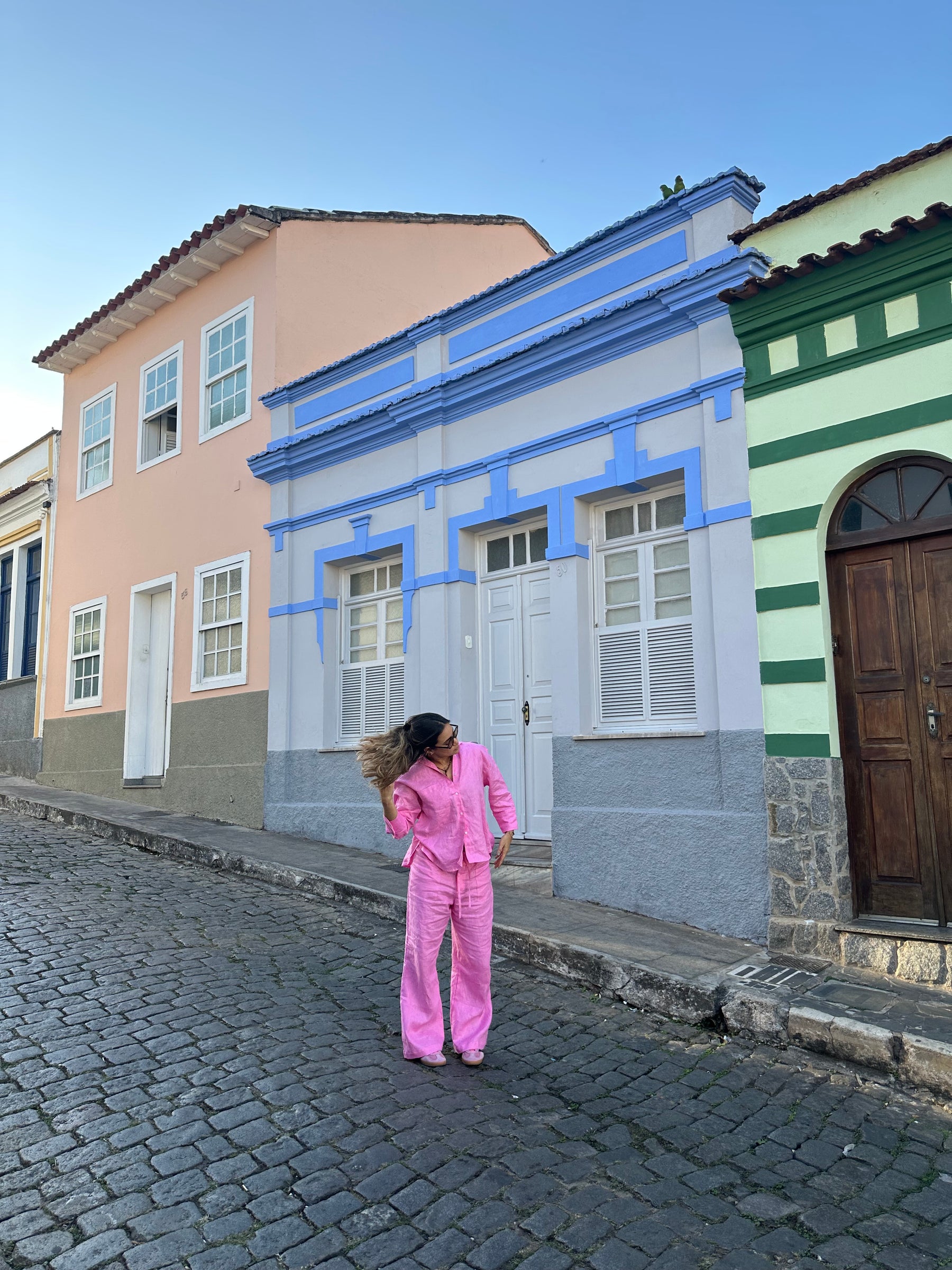 Camisa Manu Flourish pink