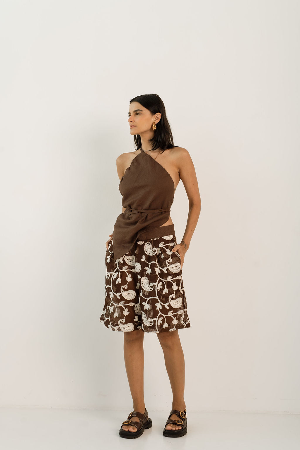 blusa Lenny Mocha