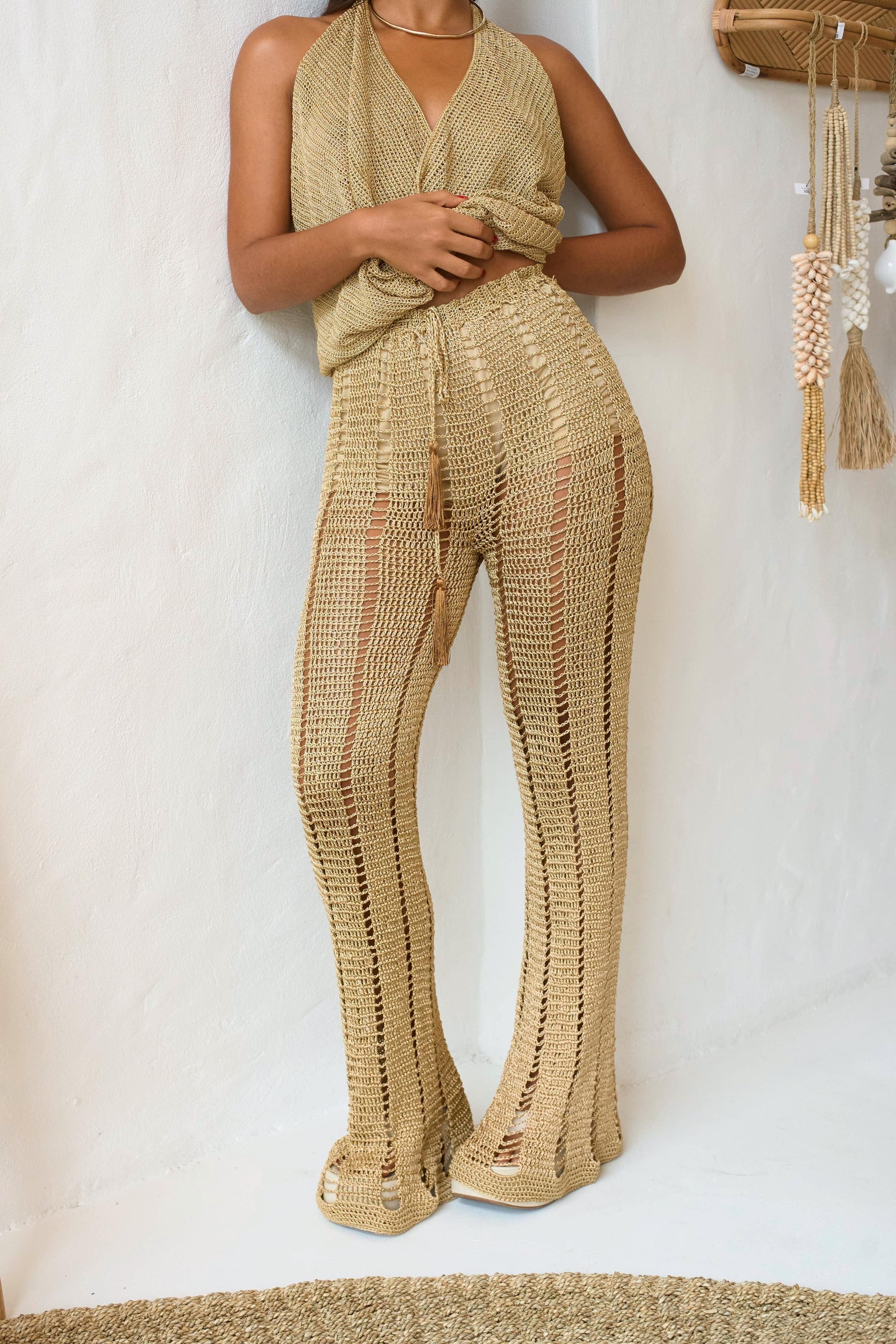 calça ana gold