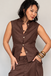 Blusa Yumi Mocha