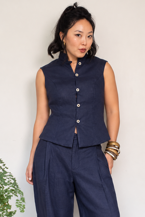Blusa Yumi Navy