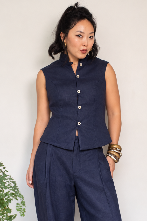 Blusa Yumi Navy