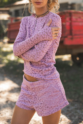 Mini Short Aimée Lilac