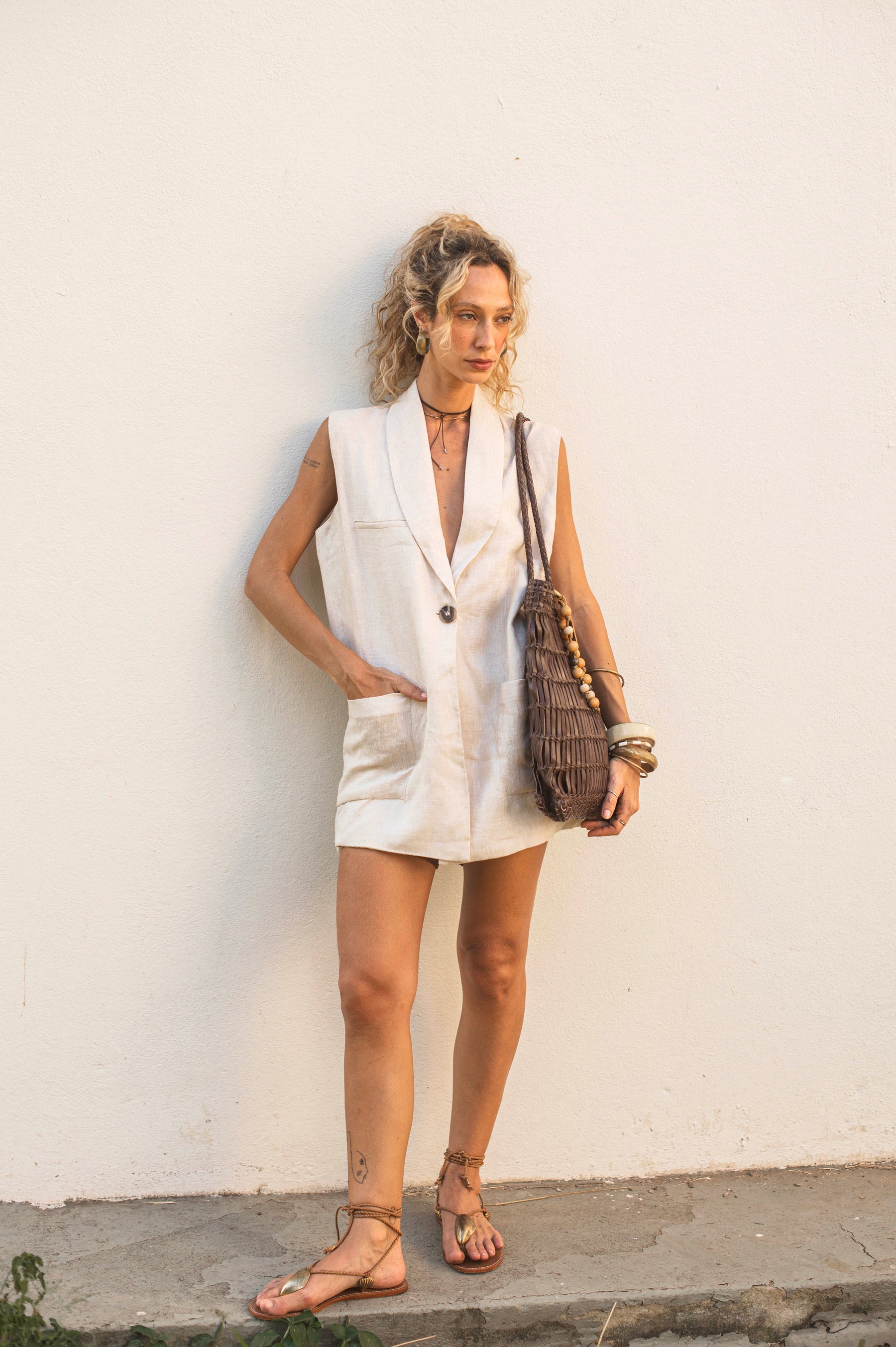 Maxi Colete Irina Coconut