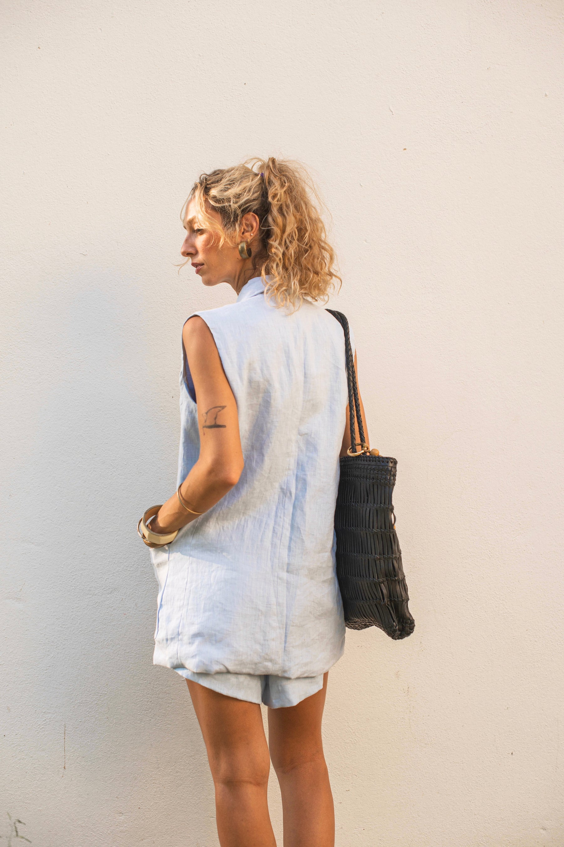 Maxi Colete Irina Blue