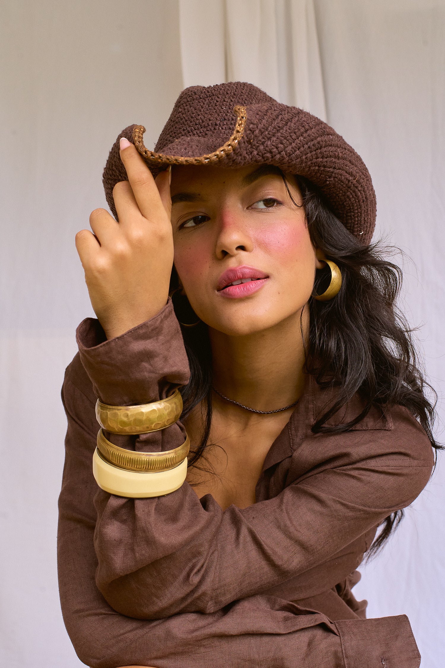 Chapéu Savoy Capuccino