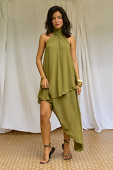 Vestido Lucena Green Grape