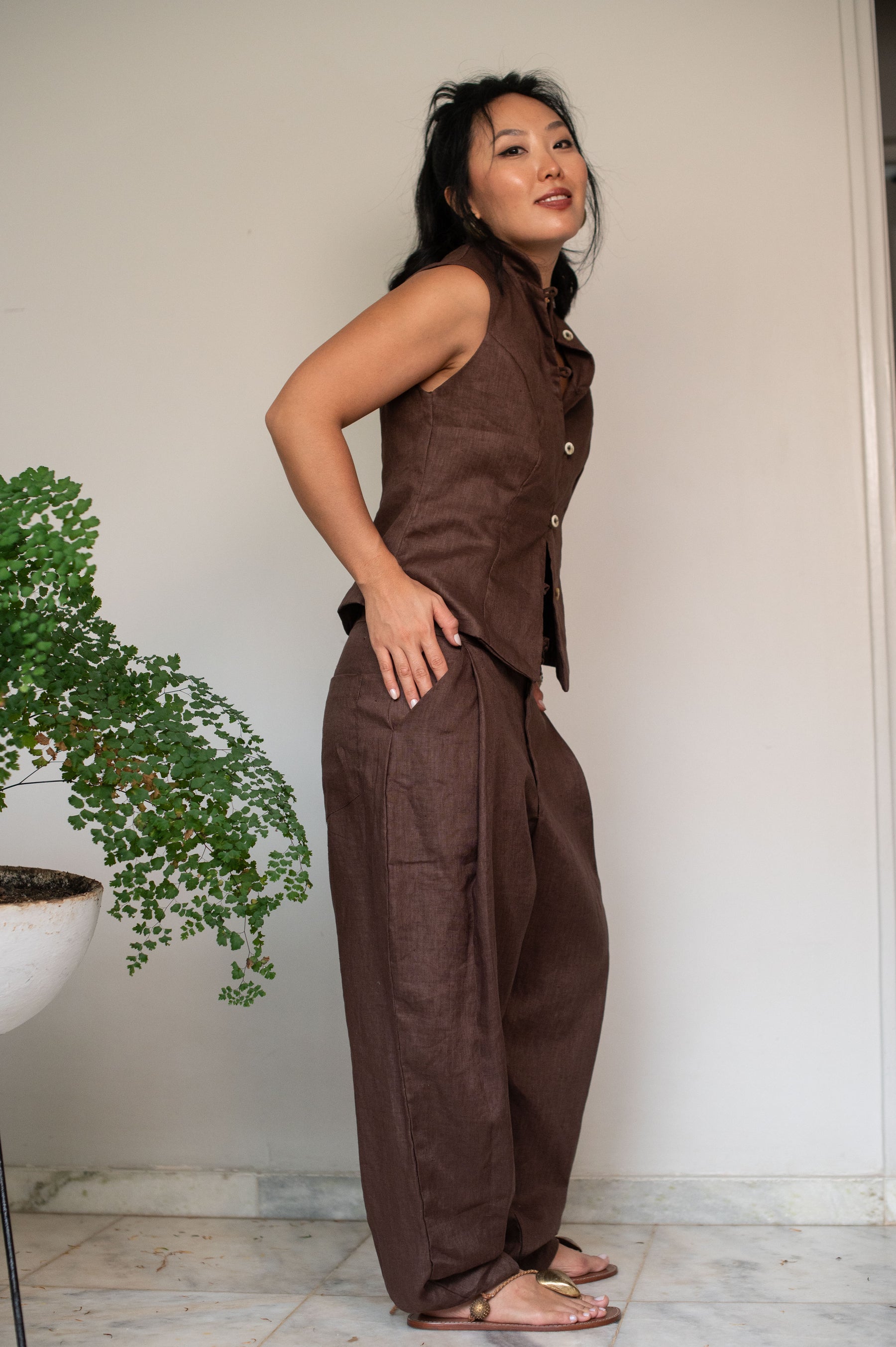 Calça Aiko Mocha